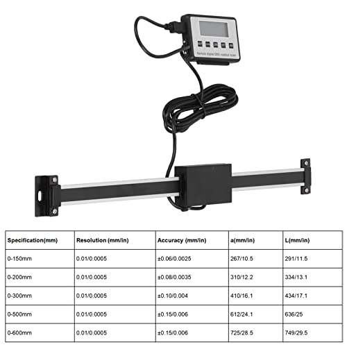 Calibrador Vernier Digital Metal con Pantalla para Torno miniatura 2