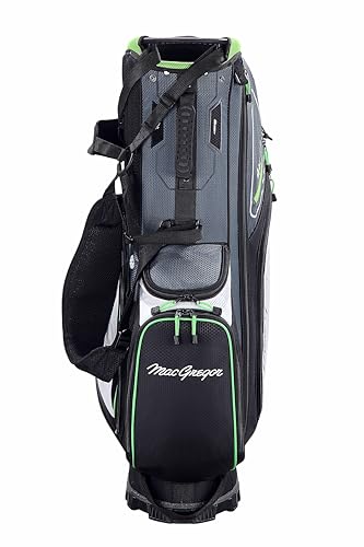 Macgregor Principal 9.5" Golf Stand Bag - Black/Grey/Green - 3