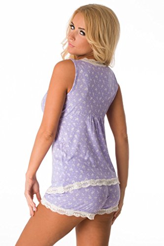 Image of Velvet Kitten Sexy Short PJ Summer Pajama Shorts Set for Women
