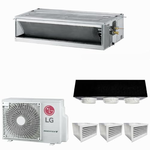 Condizionatore Canalizzato Econo18000 BTU Inverter R32 A++ con Kit Plenum 3 uscite...