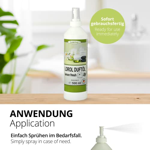 Raumspray Lorito Lorol Duftöl Lemon Fresh 500ml – Raumduft für jedes Zuhause