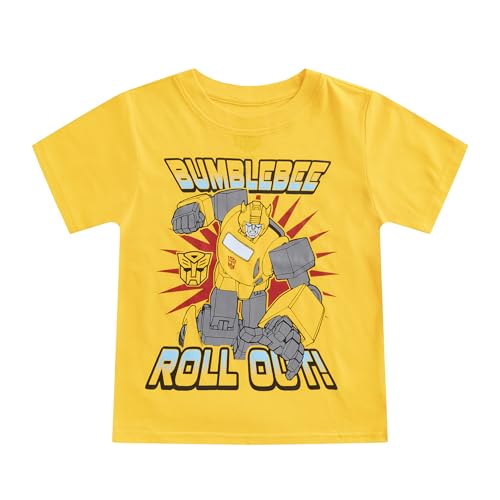 Pack de 3 camisetas Transformers para niño con cuello redondo de Hasbro 3