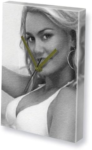 Amazon Co Jp Kelly Carlson ケリー カールソン キャンバスクロック 大a3 アーティストによって署名されました Js001 ホーム キッチン