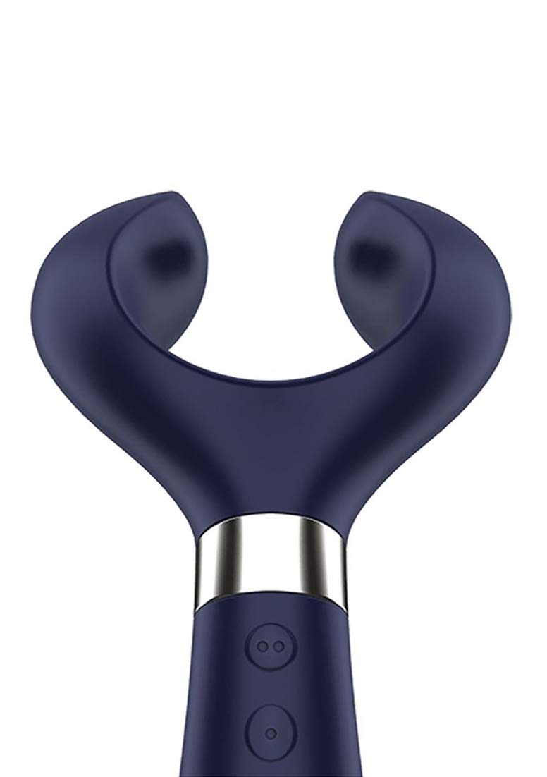Satisfyer Endless Fun Vibrador para parejas 33 usos posibles con 100 funciones de vibración | Fuerte y silencioso para mujer y hombre | Utilizable como consolador y para estimulación del clítoris.