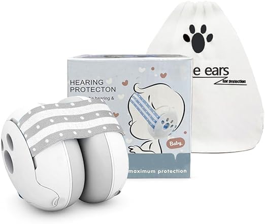 Image of PAPAL Baby Ear Muffs - Hearing Protection for Infants & Toddlers (0-3 Years), Adjustable & Soft, 25 dB Noise Cancelling - Sleep Better, Travel Easier