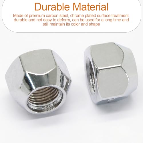 Image of 5Pcs 1 /2-20 Inch Trailer Lug Nuts 509 Tire Lugs Wheel Nuts Wheel Trailer Lugs 1 /2 20 Open End Lug Nuts for Trailers Tire Wheel