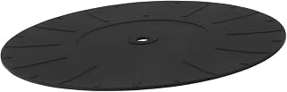 Toyvian Silicone Turntable Mat for Record Players -static Pad Design Easy to Clean and Install Slipmat for Optimal Sound Quality