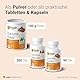 Raab Vitalfood® Bio Curcuma Extrakt Kapseln (90 Stück) - enthält Bio Curcuma Extrakt, Piperin und Curcuma Pulver, standardisierter Curcuminoidgehalt (150 mg pro 2 Kapseln), vegan, glutenfrei