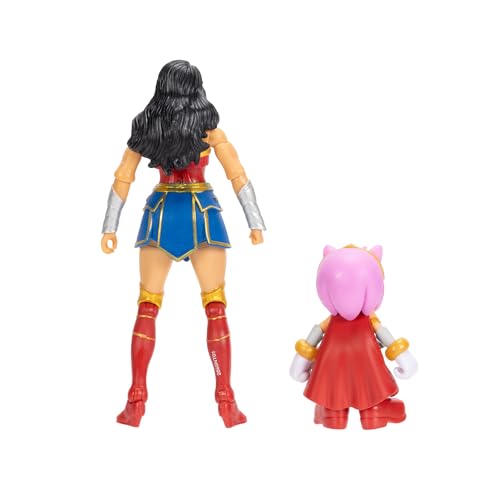 DC X Sonic the Hedgehog Amy as Wonder Woman & Wonder Woman 2.5/5-inch Figures Multipack - image 2