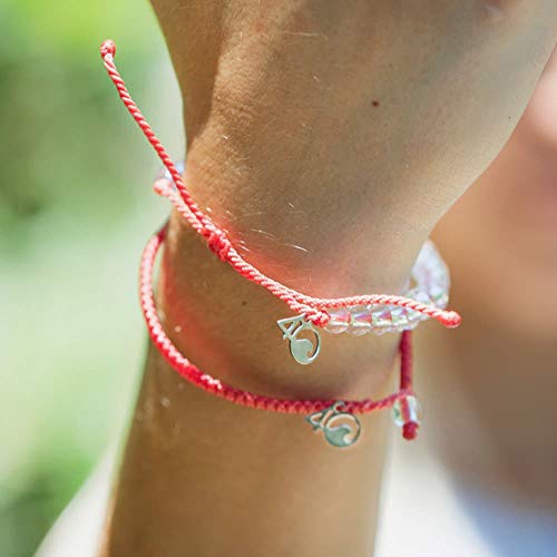 4Ocean Coral Reef Beaded & Braided Bracelet 2-Pack - Removes 2 Pounds of Ocean Plastic - Handcrafted, Adjustable, Unisex - Made from Recycled Materials - Supports Coral Reef Conservation3
