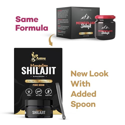 AMU NUTRITION Pure Organic Mongolian Shilajit Resin - Himalayan Shilajit Supplement for Men and Women, 100% Pure, Natural, and Black Shilajit Resin - Natural Source of Fulvic Acid (50 Gram) - Thumbnail 2