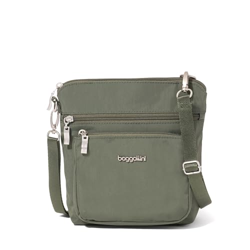 Image of Baggallini Modern Pocket Crossbody Bag for Women, 8.5 inchx8.5 inch Handbag Purse with RFID, Lightweight Water-Resistant