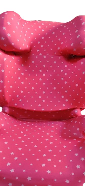 moon-bebe Funda Compatible con Silla de Coche Cybex Solution Q2 Fix (ROSA)