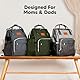 KeaBabies Wickeltasche mit Wickelunterlage - Wickelrucksack Baby für Jungen, Mädchen, Wasserdichter Multifunktions Diaper Bag, Wickelrucksack groß für Kinder, Baby Taschen für Mama (Dark Olive)