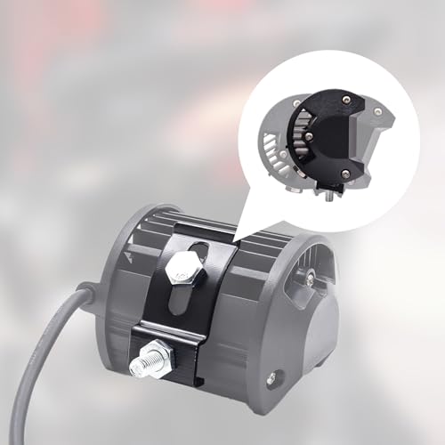 Image of LED Work Light Bar Base Mounting Brackets, 2PCS Universal Mounting Bracket Adjustable for Offroad 4X4 Truck Car Driving Work Lights