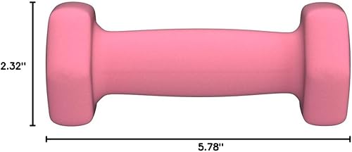 Vista 57 de Yaxa Basics - Mancuerna de entrenamiento de fácil agarre, con revestimiento de neopreno, disponibles en varios juegos y pesos