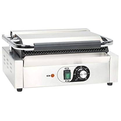 Festnight- Gerillter Panini-Grill Kontaktgrill 2200 W Tischgrill Elektrogrill Panini-Maker 50-300 °C Temperatur… – Bild 7