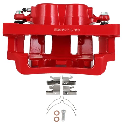 SCITOO Front Right Disc Brake Caliper With Bracket 18-B4790 Red