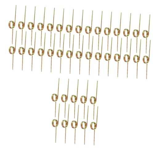 Levemolo 4sets Garbage Bucket Lid Torsional Spring Metal Spring for Trash Bin Lid Replacement 10pcs*4