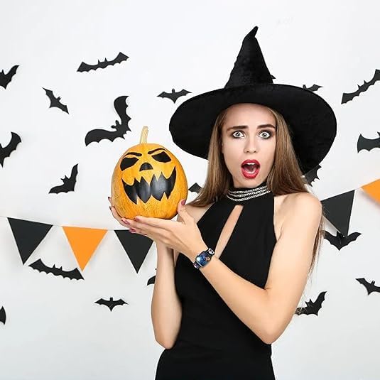 Miniatura 5 de __PLACEHOLDER_BRAND_0__ Christmas Jack Skellington Sally - Correas compatibles con Samsung Galaxy Watch 6Watch 5 Pro de 1.77 pulgadas, Watch 4 de