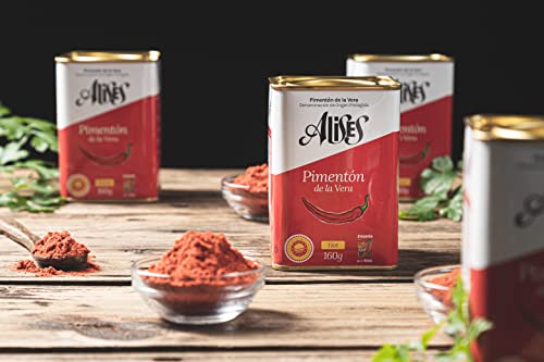 Alises Geräucherter Paprika (süß) 160g D.O.P. – Pimentón de la Vera - Spanischer Paprikapulver