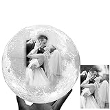 Cómo personalizar 3D Enchanting Moon Lamp: 1- Ingrese el texto, los caracteres ... en el campo "Expresiones personalizadas" arriba. 2- Cargue la foto que desea grabar en la superficie lunar 3D en el botón de carga arriba (También omite este paso). 3- Haga clic en el botón AÑADIR AL CARRITO.