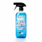 Glart 45EE1 Spray Descongelador Freeze Buster 500 ml - Spray para descongelar ventanas de coche, vidrio, plástico y policarbonato - visión clara en invierno - rociar, esperar, retirar.
