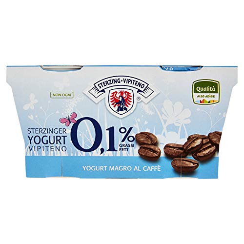 Sterzing Vipiteno Yogurt Magro al Caffè, Confezione da 2 x 125g