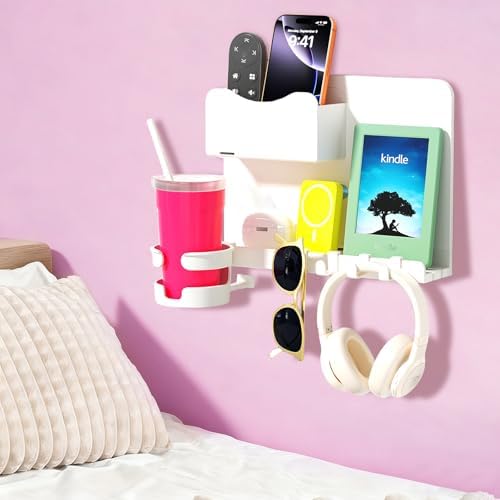 Floating Shelves for Bedside Shelf, Stick On Accessories Organize...