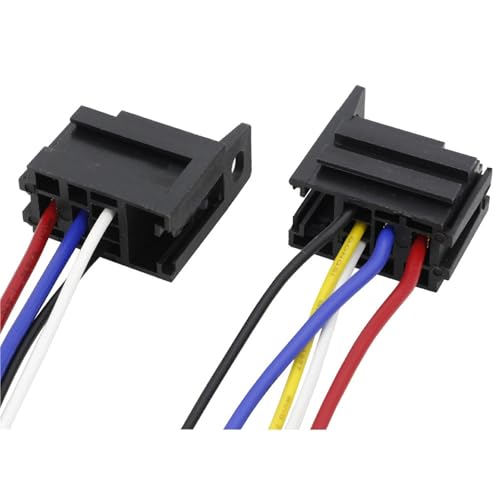 Prise de relais de voiture 12V 24V avec bornes pour modification de phares
