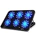 DOPROWADZIŁO Laptop Cooling 6 wentylator USB Port 7-cal-17 cali laptop notebook prosty chłód podkładka do komputera zhengqiang