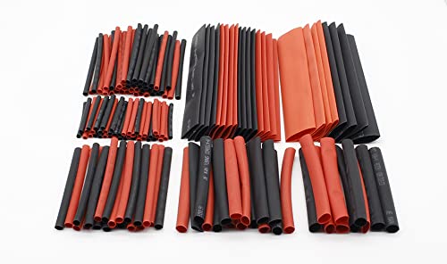 Mesee 150 Pieces Heat Shrink Tubing Kit 2:1 Polyolefin H-Type Heat Shrink Tube Replacement 8 Sizes Insulation Sleeving Tubes for Car Cable Electric Wire - Image 3
