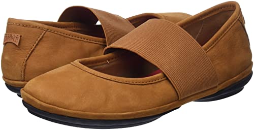 Camper Women's Right Nina Ballet Flat, Medium Brown, 11 #TOP6