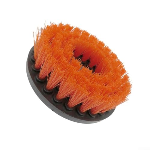 Cura della tappezzeria con spazzola morbida per trapano elettrico da 12,7 cm, ideale per strofinare delicatamente i tappeti