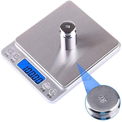 Electronic High-Precision Kitchen Food Stainless Steel Coffee Jewelry (3kg/0.1g)(3kg/0.1g)