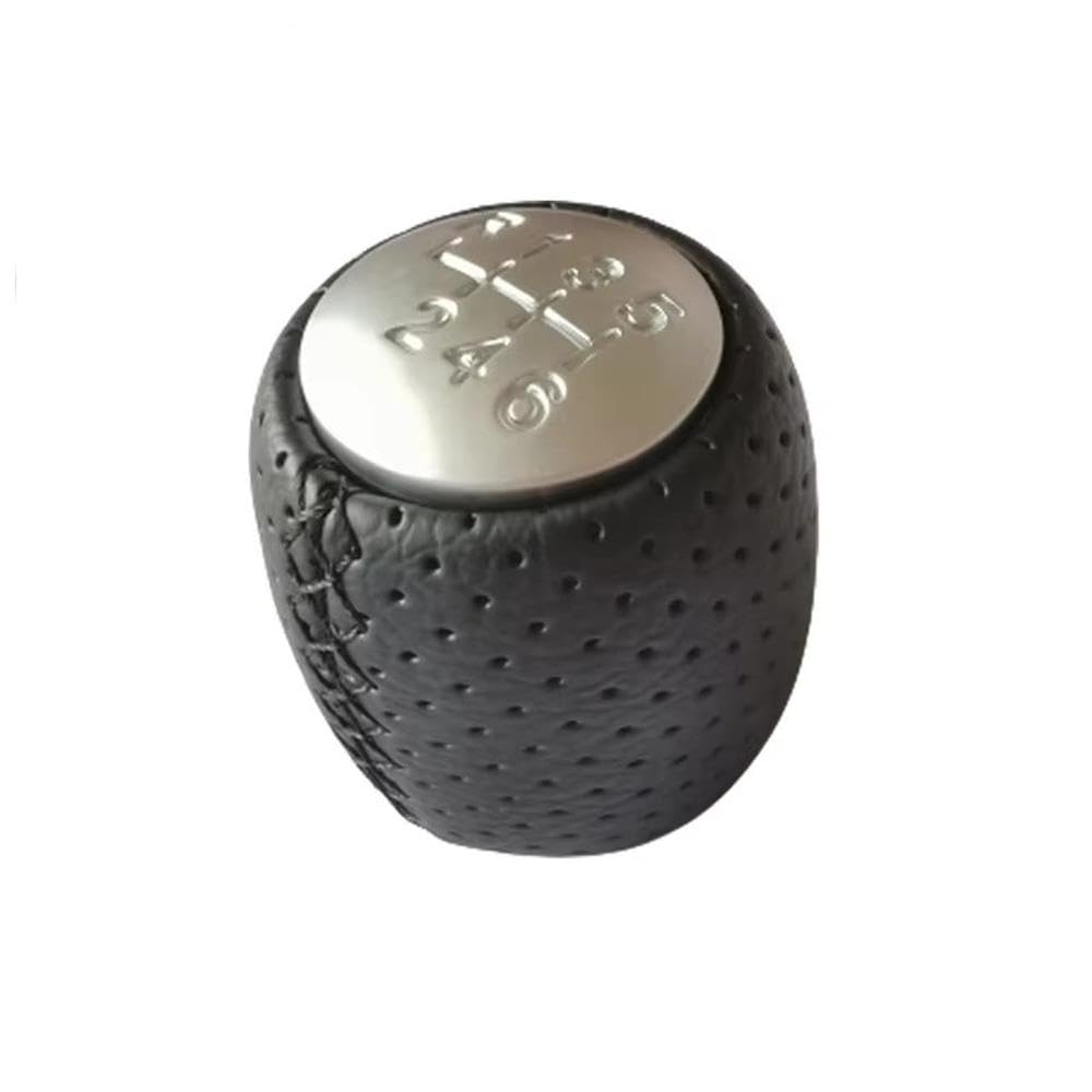 Poanbcgy 6Speed Silver 5 6 Speed Car Shift Knob Gear Knob For Alfa Romeo 159 Brera Spider 2005-2011 Oem 55344557 Auto Parts(6Speed Silver)