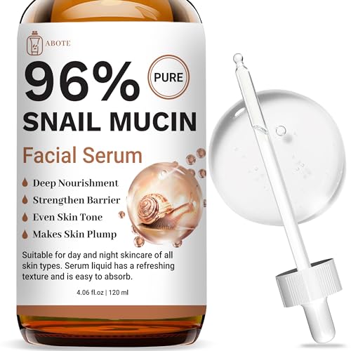 ABOTE Snail Mucin Face Serum 120ml with 96% Snail Secretion Filtrate