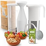 Vegan Milker Máquina para Hacer Leche Vegetal Casera, Leche de Avena, Soja, Zumo y Café | 1L en 1 Minuto 100% Natural con 2 Discos | Compatible con Batidora de Mano | Incluye Ebook de Recetas | Mülsi