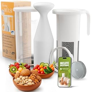 Vegan Milker Filtro Multifunzionale | Macchina per Latte Vegetale, Avena, Latte di Soia e Riso | 1L in 1 Minuto 100% Naturale con 2 Filtro | Compatibile con Frullatore | Ebook Ricette Incluso | Mülsi