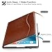 Ztotop Case for iPad Pro 9.7 Inch 2016, Premium PU Leather Business Folding Stand Folio Cover with Auto Wake/Sleep and Multiple Viewing Angles for iPad Pro 9.7'' 2016 Release,Brown
