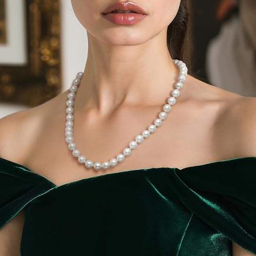 Ross-Simons 8-9mm Cultured Pearl Necklace With Sterling Silver2