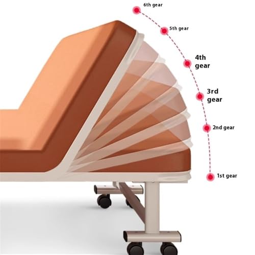 Lit pliant extérieur blanc avec matelas confortable taille petit format - 4