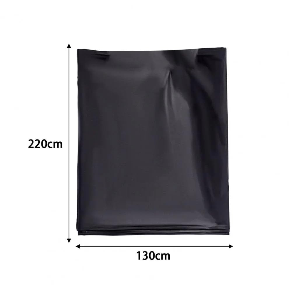 Tappeto sportivo impermeabile pieghevole nero da viaggio in PVC per evitare che l'acqua bagni il materasso, adatto ai principianti 02D1104