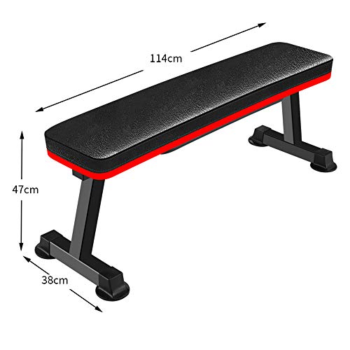 Gym Quality Foldable Flat Bench for Multi-Purpose Weight Training and Ab Exercises