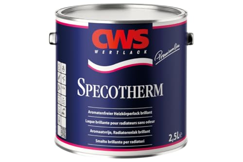 CWS Specotherm 1 litro di vernice bianca per radiatori aromatici