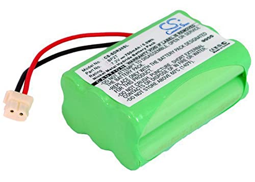 Aijos 7.2V Battery Replacement for BP2T, BPRR, PSU-BPRR Transmitter 2202NCP, Transmitter RR Deluxe