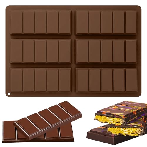 Large Silicone Rectangular Chocolate Bar Mold