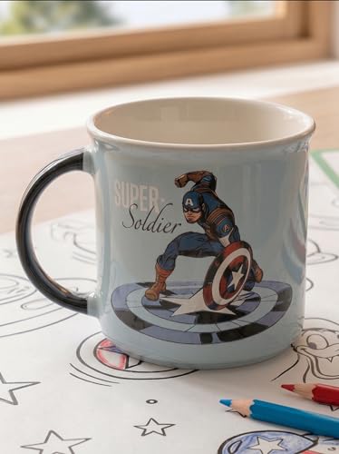 Image of Clay Craft - Official Marvel Avengers Printed Mug | Premium Ceramic Coffee /Milk Mug, 400 ml | Superhero Gift for Kids & Adults | Microwave & Dishwasher Safe