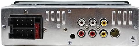 Rear panel of Soundstream VM-430HB Headunit showing wiring harness connector and RCA outputs.