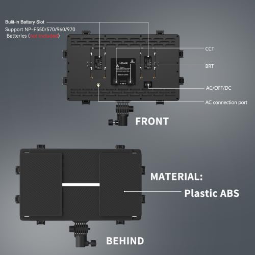 Image of 10 inch Light Kit,55W,NO Wall Mount Triangle Boom Arm (13.1 inch)